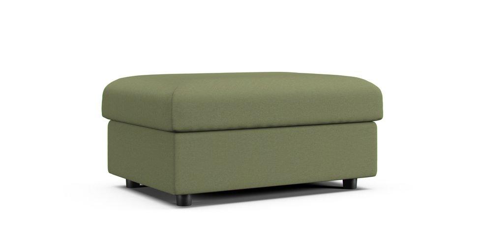 Finnala Footstool Cover - Care+ Canvas Sage