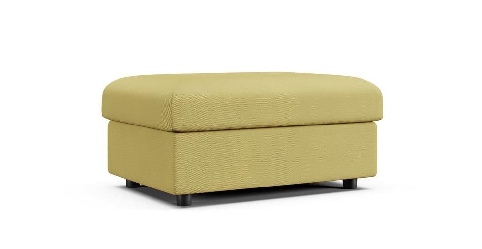 Finnala Footstool Cover - Care+ Tweed Amber