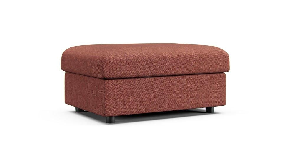 Finnala Footstool Cover - Care+ Tweed Sunset