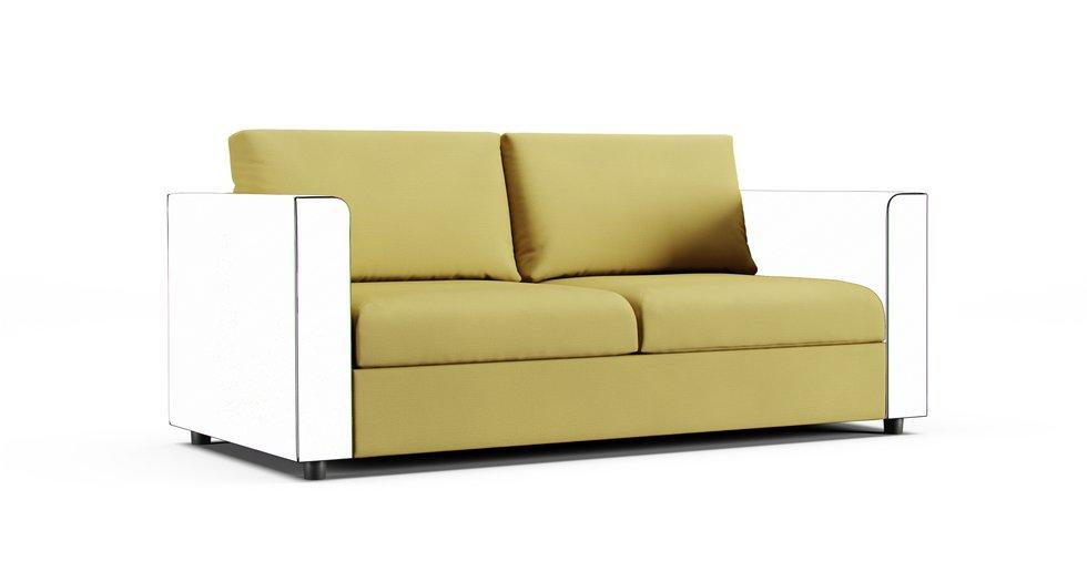 Finnala Loveseat Sleeper Section Cover - Care+ Tweed Amber