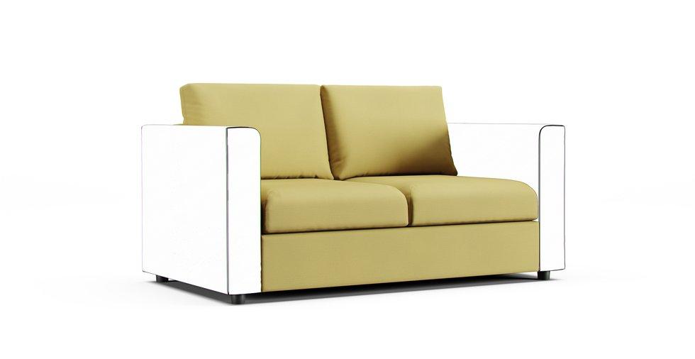 Finnala 2 Seat Section Cover - Care+ Tweed Amber