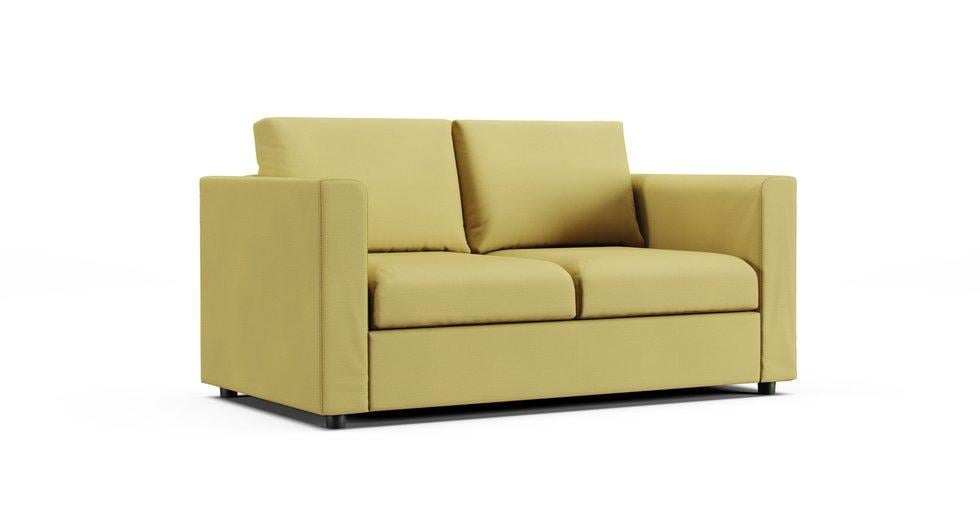 Finnala 2 Seat Sofa Cover - Care+ Tweed Amber