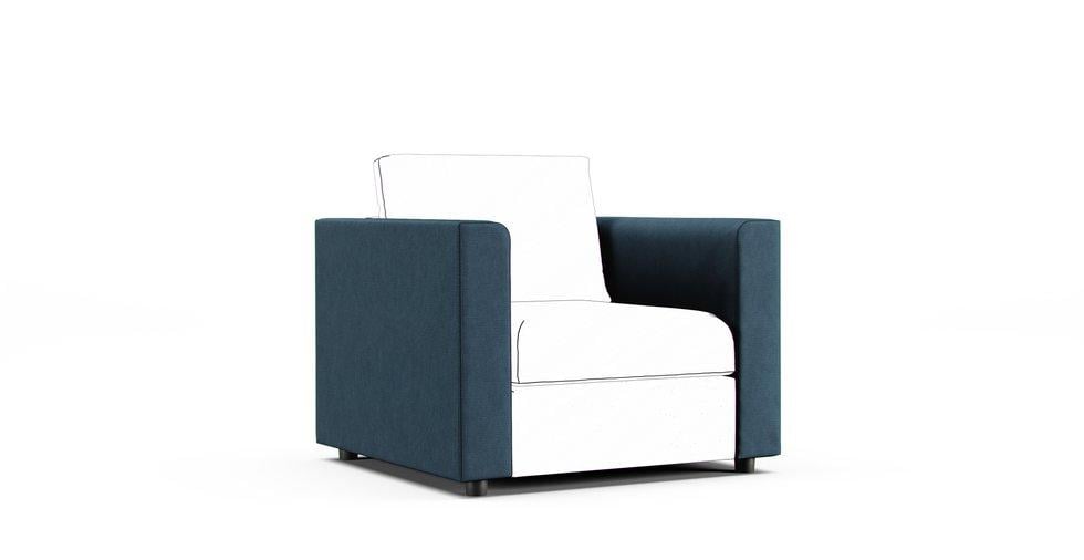 Finnala Armrest Cover - Care+ Tweed Teal