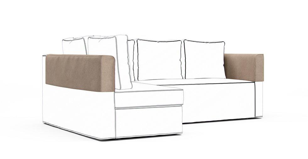 Mod Basketweave Flax