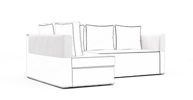 Fagelbo Chaise Armrest Protector Covers