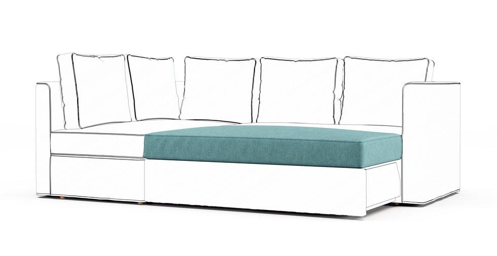 Fagelbo Bed Compartment Cover - Care+ Tweed Mineral Blue