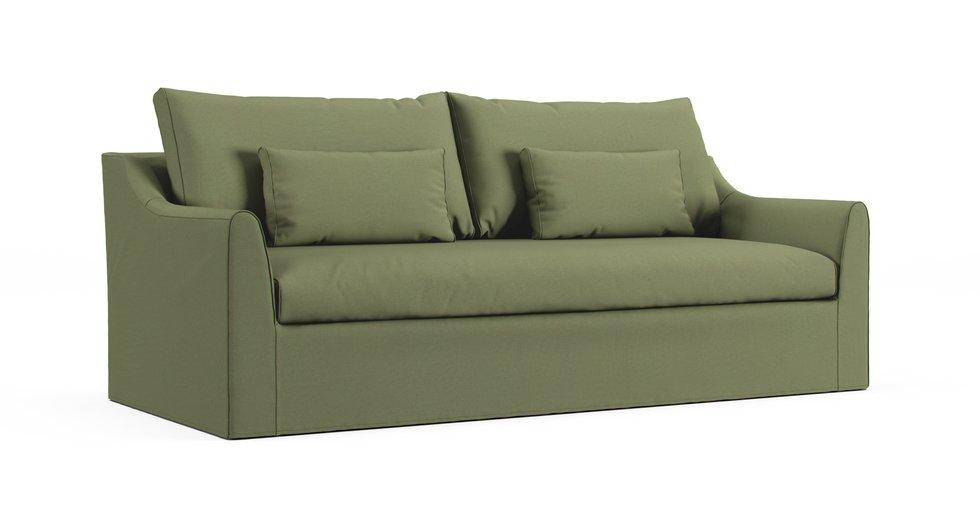 Farlov 3 Seater Sofa Cover - Care+ Canvas Sage