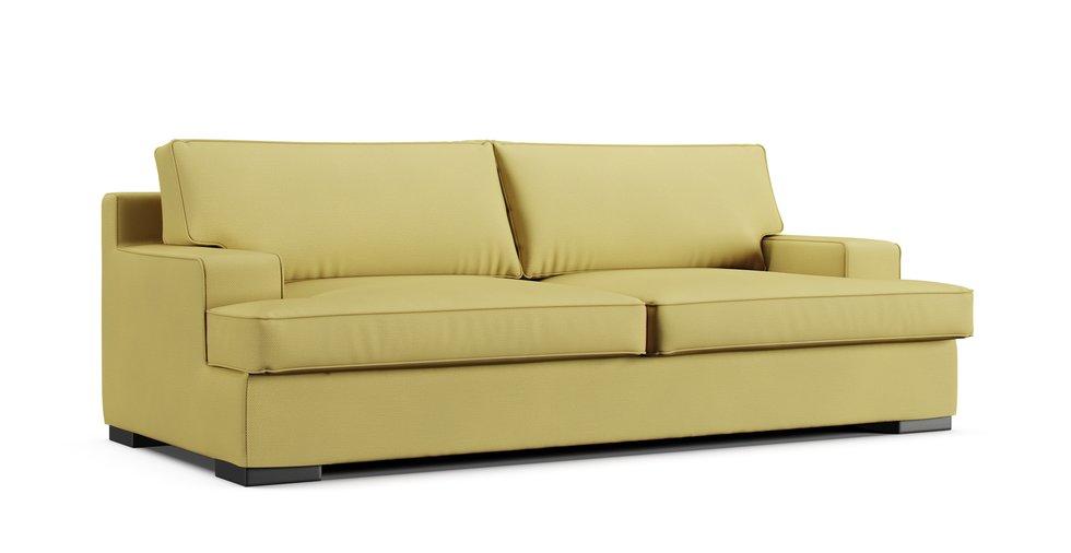 Goteborg 3 Seater Sofa Cover - Care+ Tweed Amber
