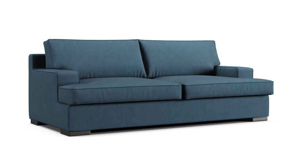 Goteborg 3 Seater Sofa Cover - Care+ Tweed Teal