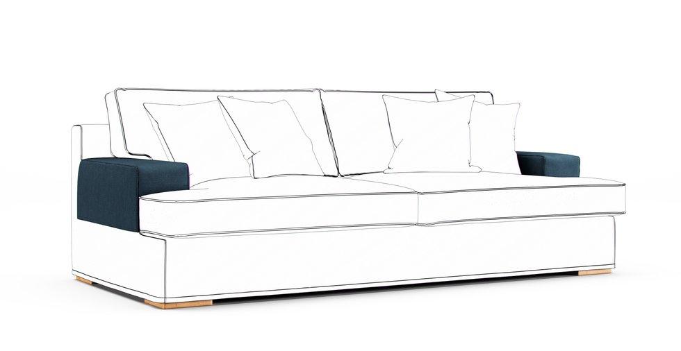 Goteborg Armrest Protector Covers — Add On - Care+ Tweed Teal