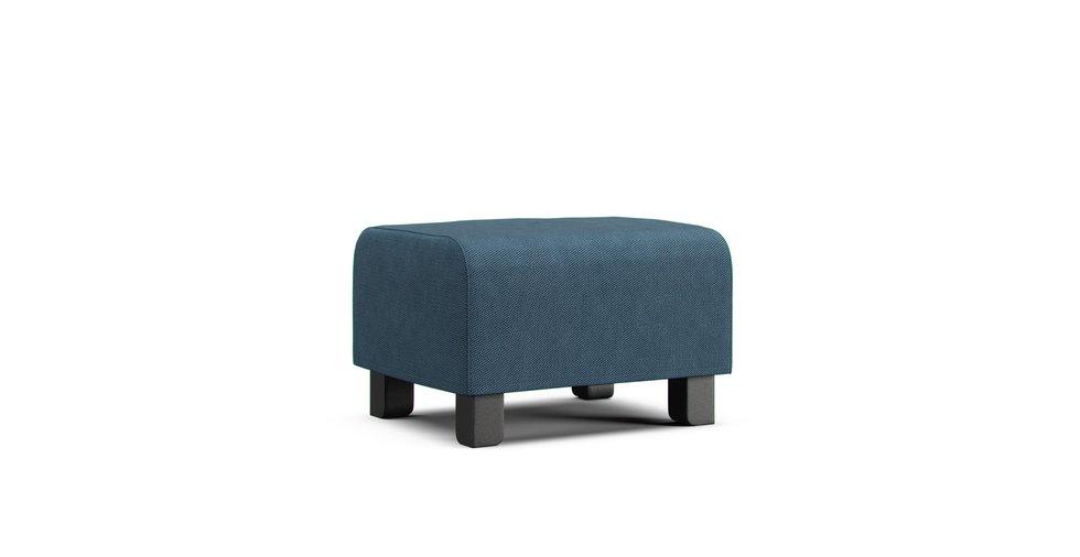 Gronlid Footstool Cover - Care+ Tweed Teal