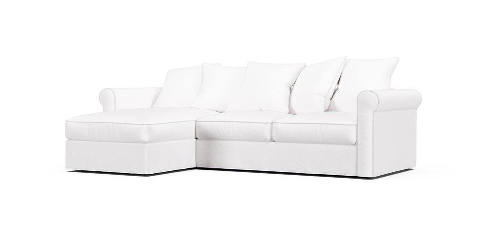 Bezug Grönlid 2er-Sofa mit Recamiere
