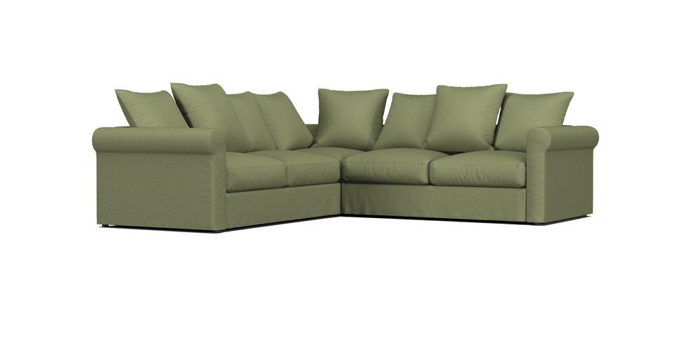 Gronlid 4-seat Corner Sofa Cover - Care+ Canvas Sage