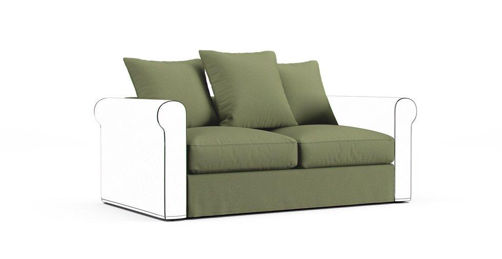 Gronlid Two-Seat Section Cover - Care+ Canvas Sage