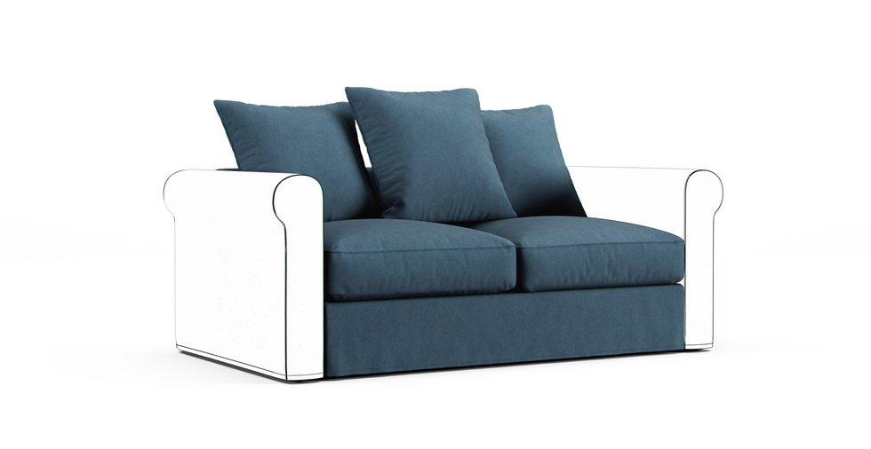 Gronlid Two-Seat Section Cover - Care+ Tweed Teal