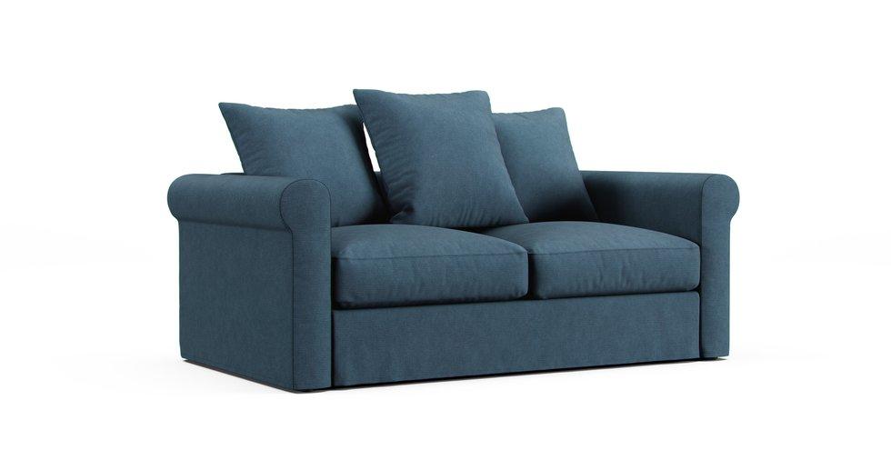 Gronlid Loveseat or 2-seater Sofa Cover - Care+ Tweed Teal