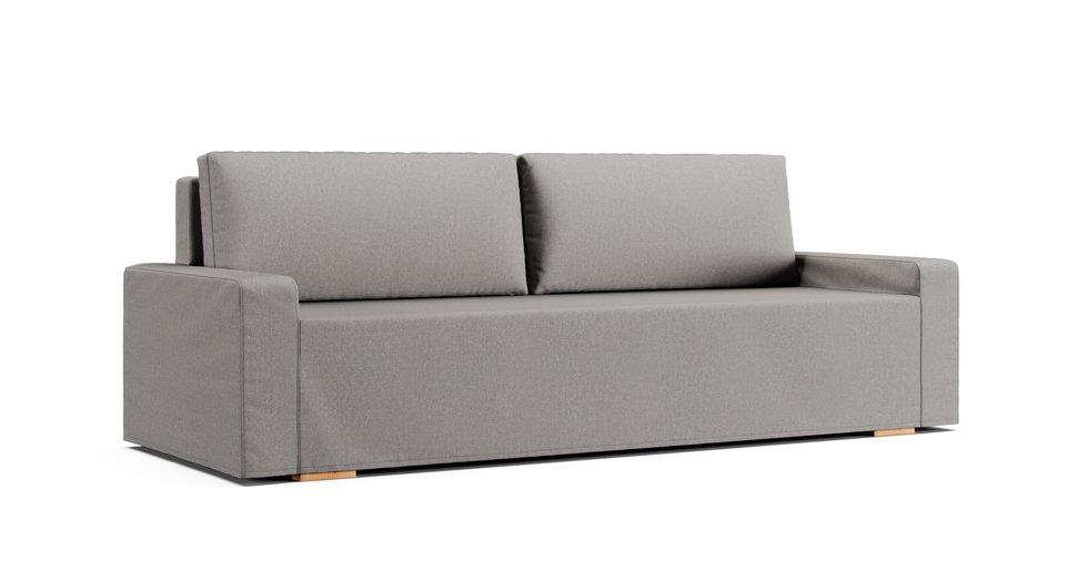 Gralviken 3 Seat Sofa Bed Cover - Care+ Canvas Ash