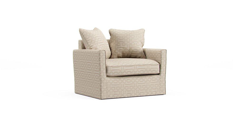 Sunbrella® Fretwork Flax