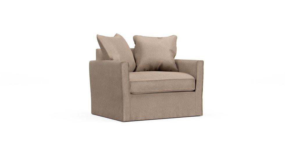 Mod Basketweave Flax