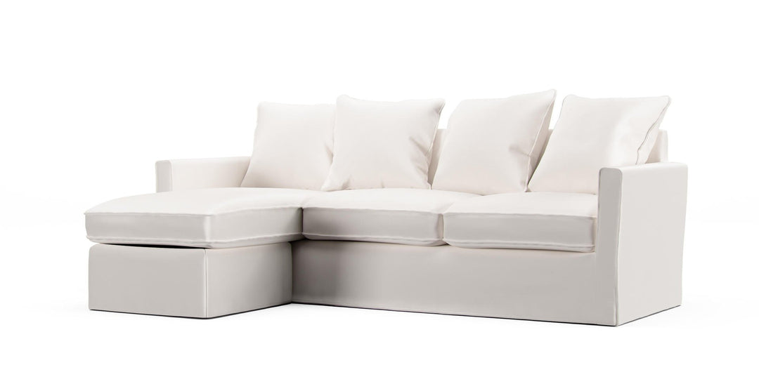 Harnosand 2 Seater & Chaise Lounge Sofa Cover - Care+ Canvas Sage