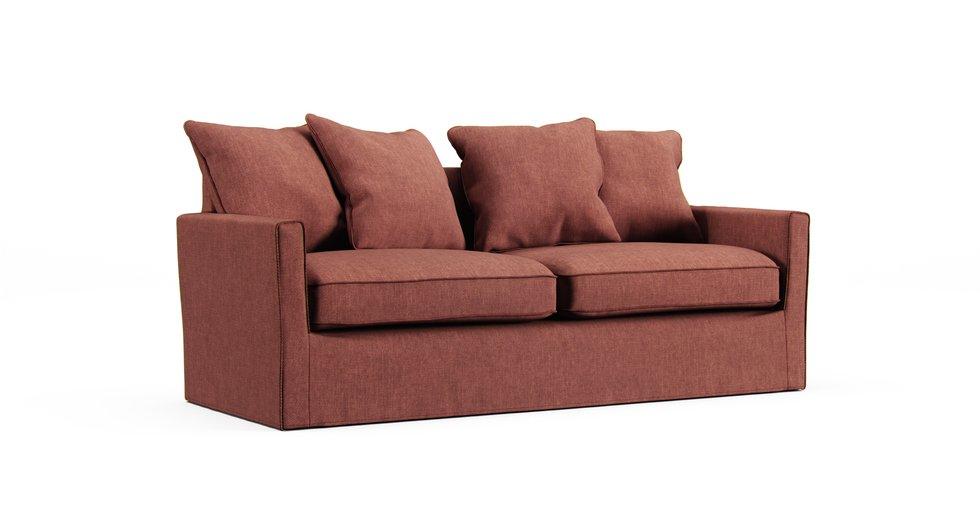 Harnosand 3 Seater Sofa Cover - Care+ Tweed Sunset