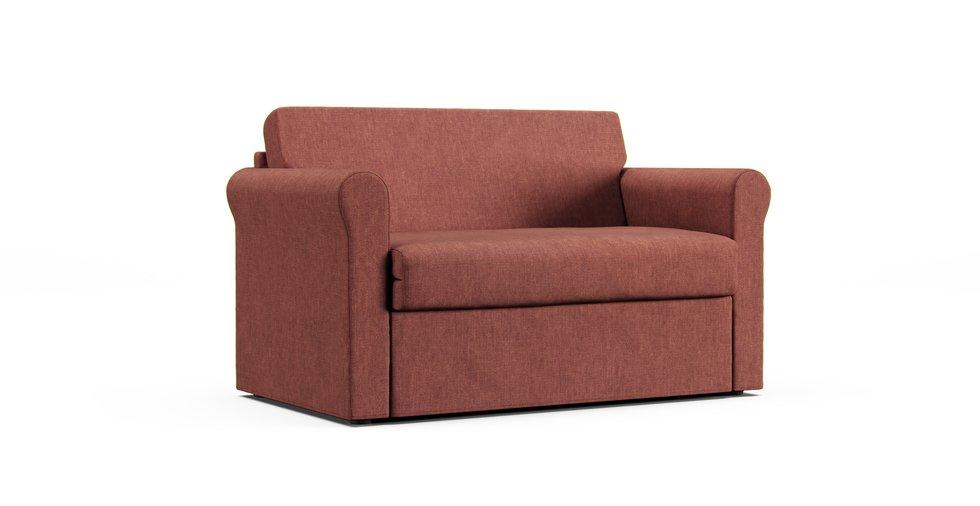 Hagalund 2 Seater Sofa Bed Cover - Care+ Tweed Sunset