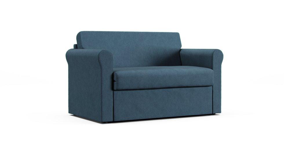 Hagalund 2 Seater Sofa Bed Cover - Care+ Tweed Teal