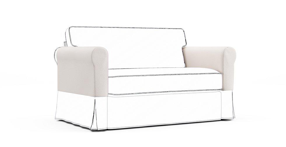 Hagalund Armrest Protector Covers — Add On - Mod Boucle Cream