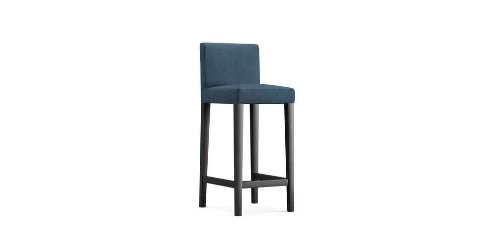 Henriksdal Bar Stool Slipcover - Care+ Tweed Teal