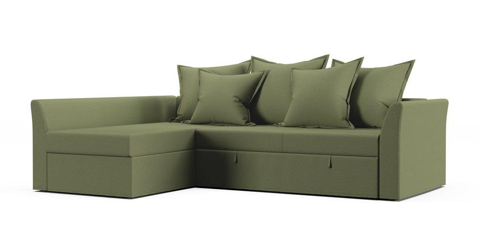 Holmsund Corner Sofa-Bed Cover - Care+ Canvas Sage