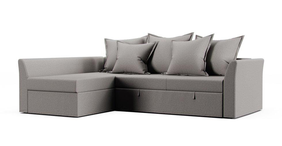 Holmsund Corner Sofa-Bed Cover - Care+ Canvas Ash
