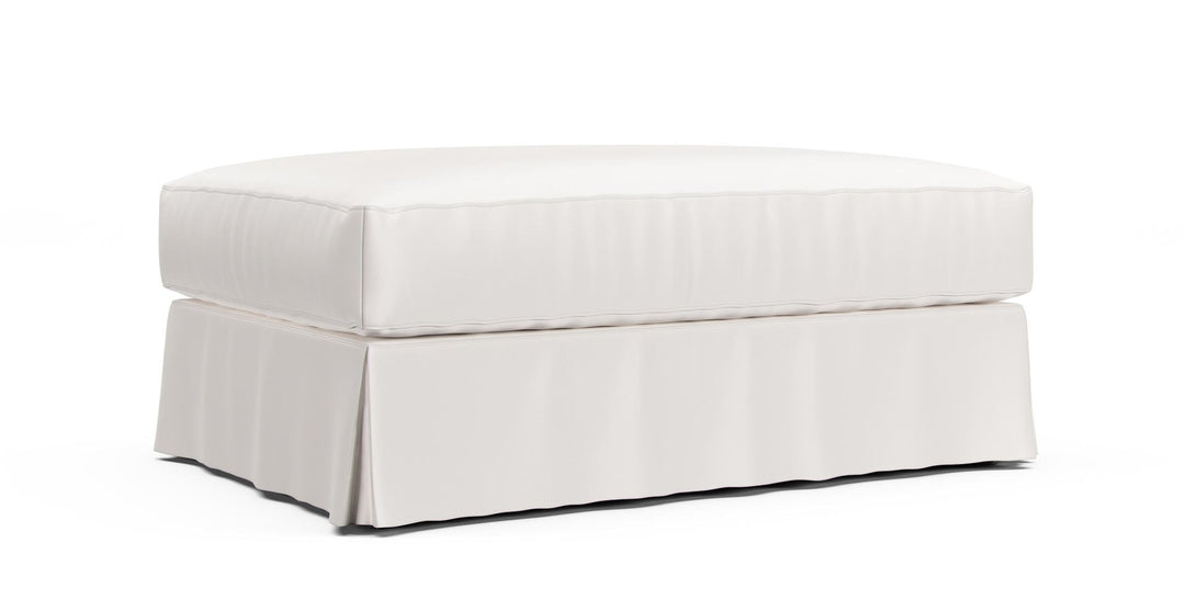 Hovas Footstool Cover - Care+ Canvas Sage