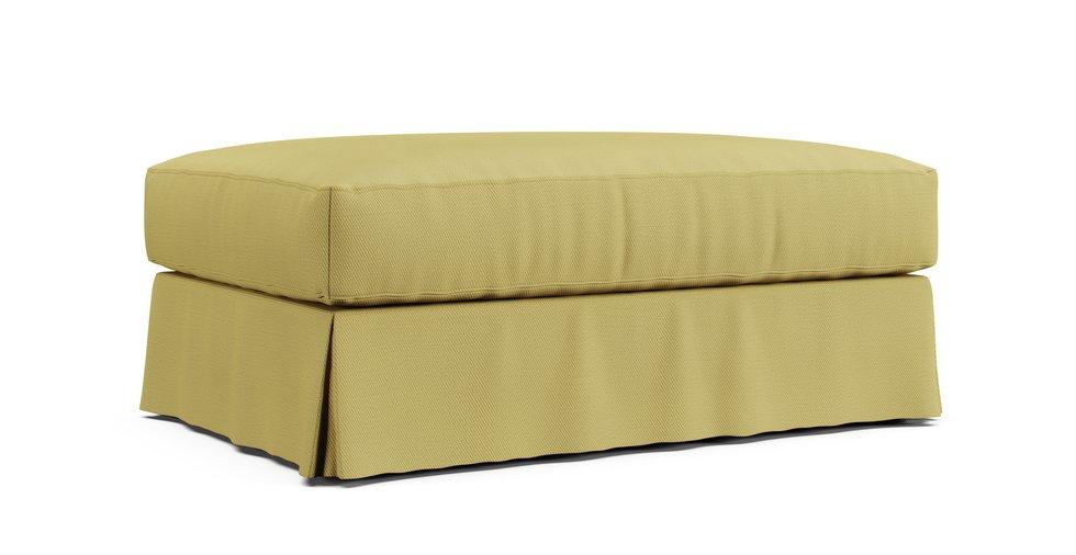 Hovas Footstool Cover - Care+ Tweed Amber