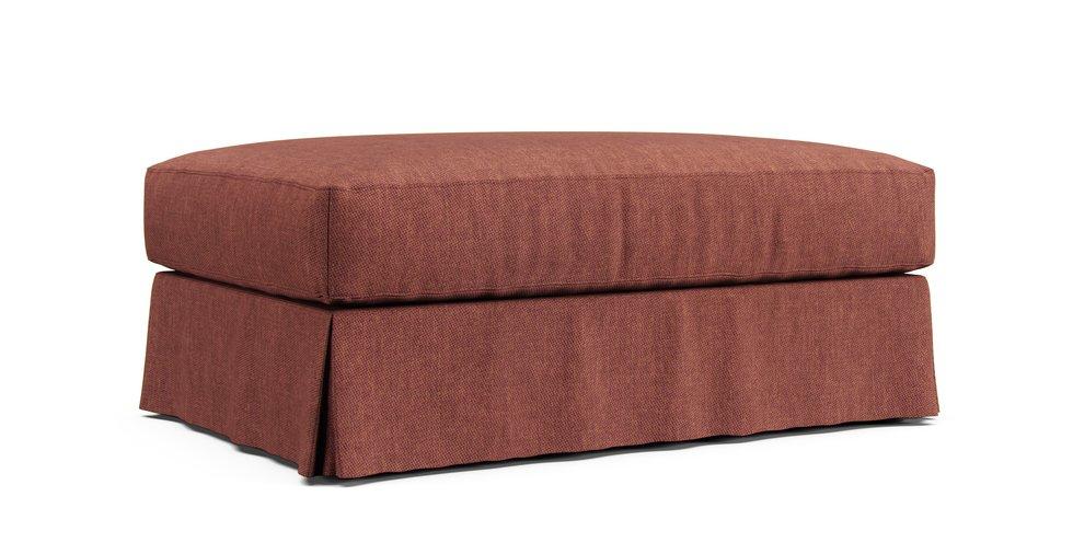 Hovas Footstool Cover - Care+ Tweed Sunset