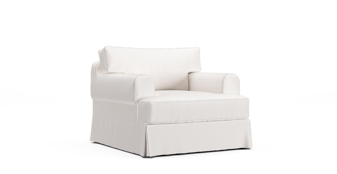 Hovas Armchair Cover - Care+ Canvas Sage