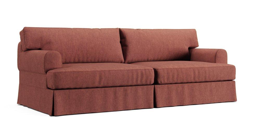 Hovas 3 Seater Cover - Care+ Tweed Sunset