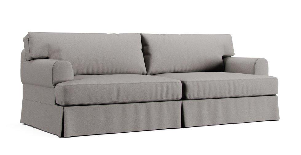 Hovas 3 Seater Cover - Care+ Canvas Ash