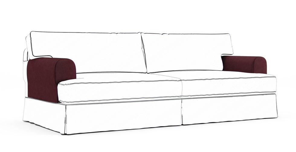 Fundas protectoras de reposabrazos Hovas — Complemento - Everyday Weave Maroon