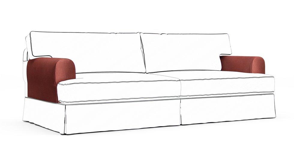 Hovas Armrest Protector Covers — Add On - Signature Velvet Sunset