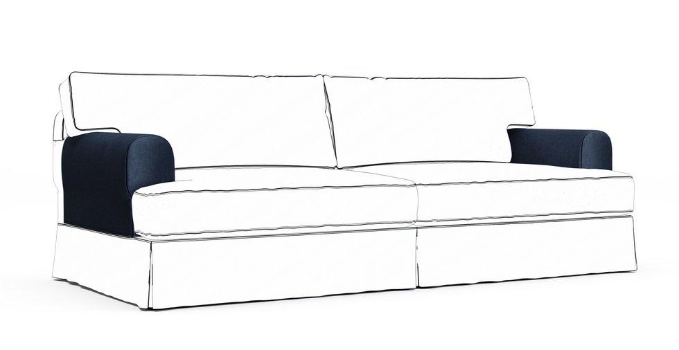 Hovas Armrest Protector Covers — Add On - Signature Velvet Midnight