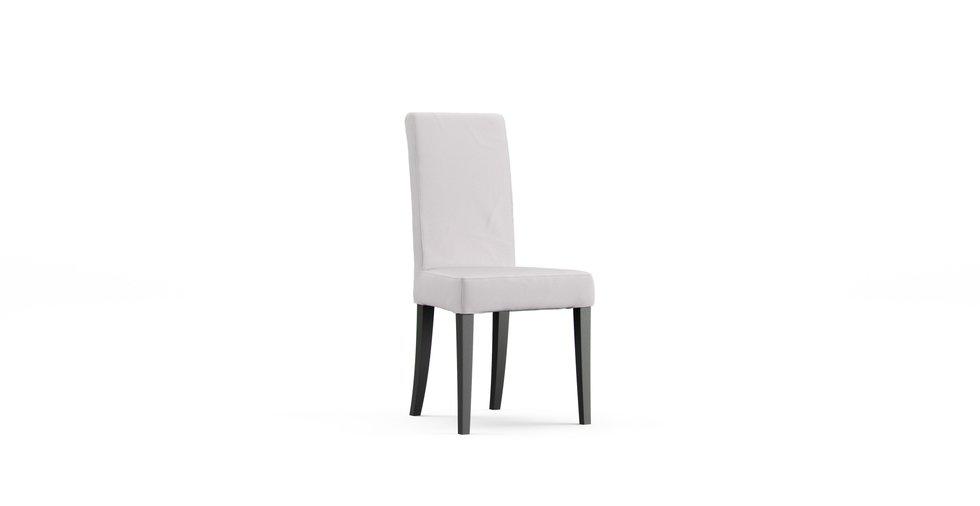 Harry Dining Chair Slipcover - Everyday Cotton Pebble