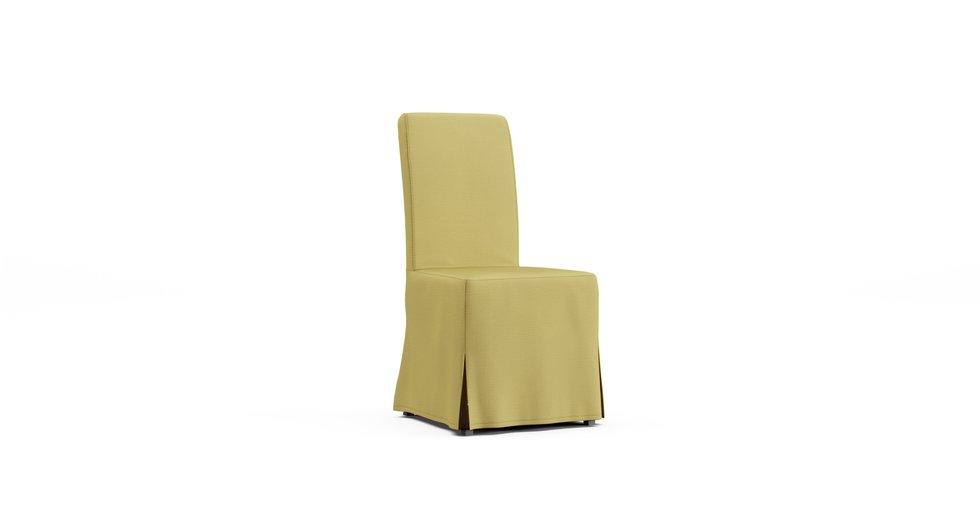Harry Dining Chair Slipcover - Care+ Tweed Amber