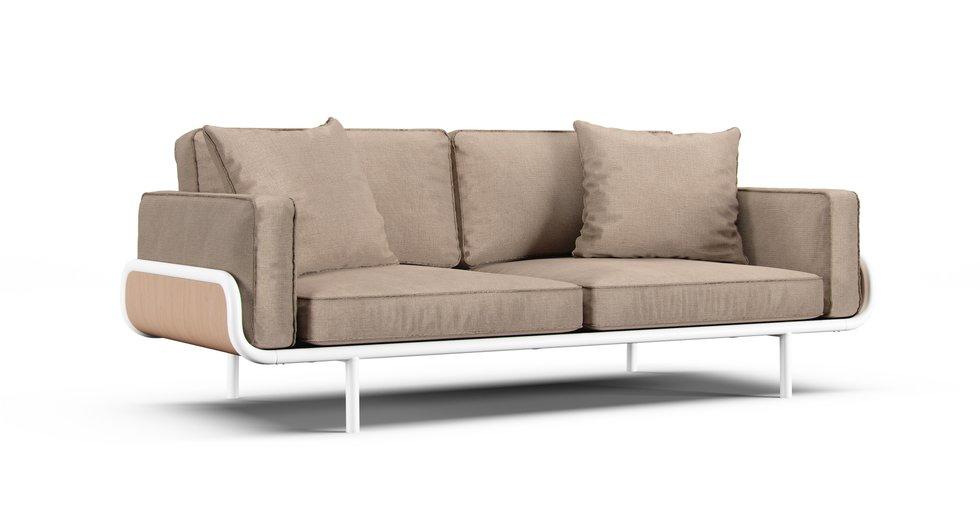 Mod Basketweave Flax