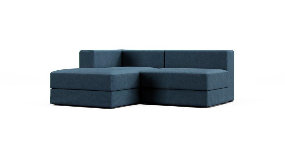 Jattebo 2.5-seat Modular Sofa with Chaise Longue Cover - Care+ Tweed Teal