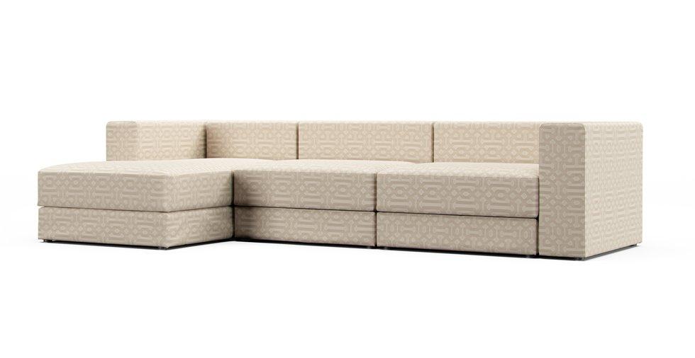 Sunbrella® Fretwork Flax