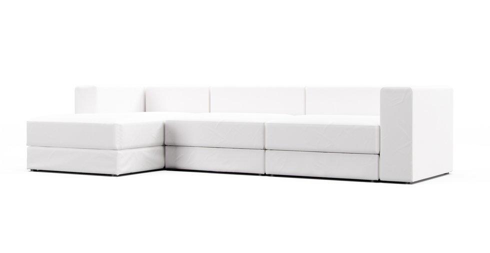 Jattebo 4-seat Modular Sofa with Chaise Longue Cover