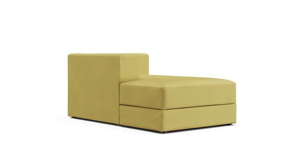 Jattebo Chaise Longue Module Cover (With Armrest) - Care+ Tweed Amber