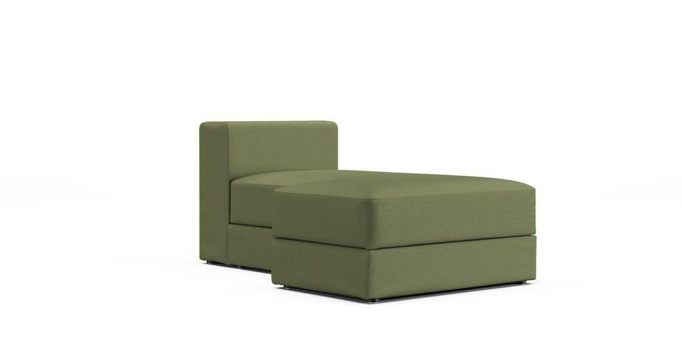 Jattebo Chaise Longue Module Cover (Without Armrest) - Care+ Canvas Sage