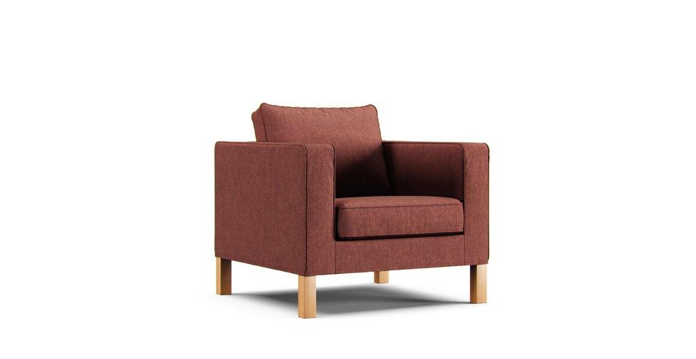Karlanda Armchair Cover - Care+ Tweed Sunset