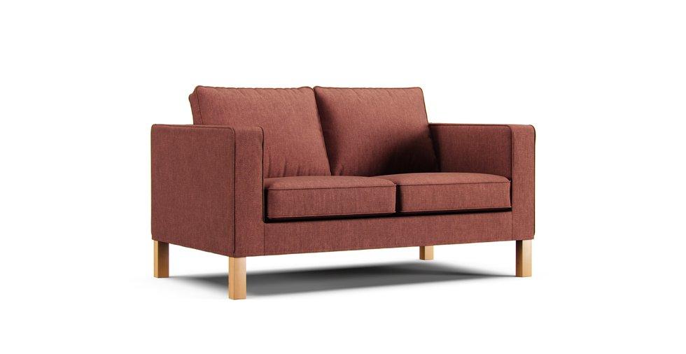 Karlanda 2 Seater Sofa Cover - Care+ Tweed Sunset